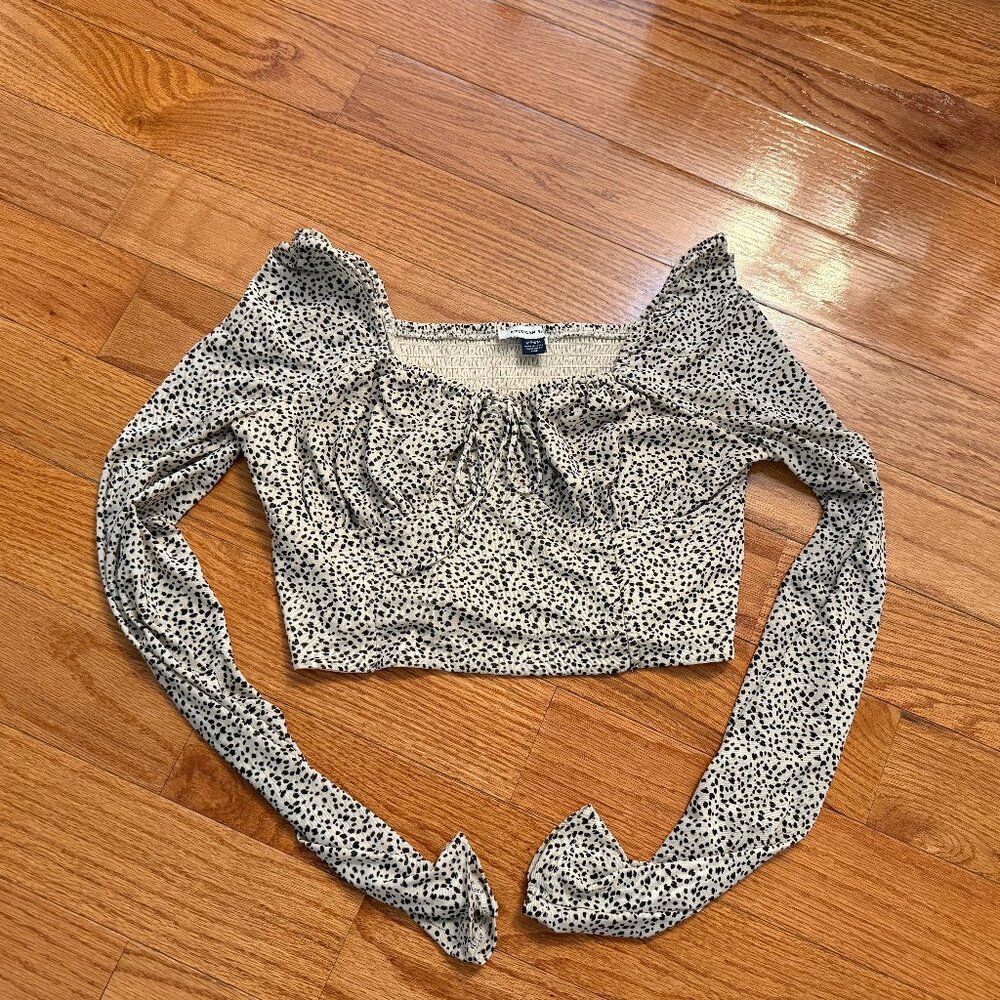 American Eagle Cropped Top Animal print